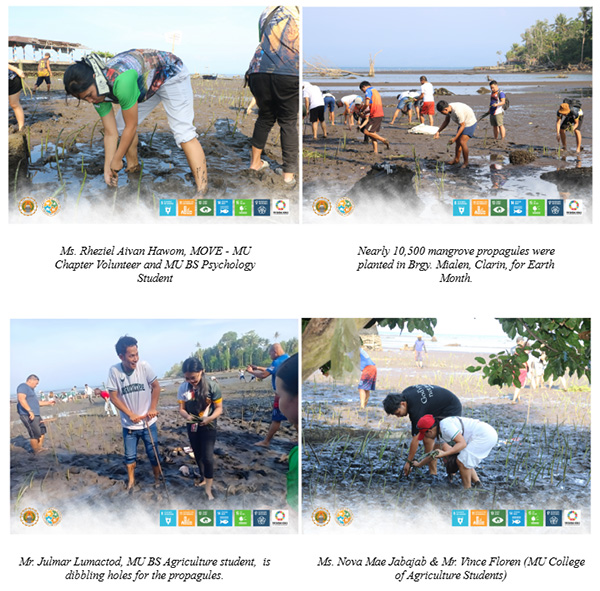 Misamis University Participates in Earth Month 2026 Mangrove Planting of Nearly 10, 500 Propagules in Barangay Mialen, Clarin